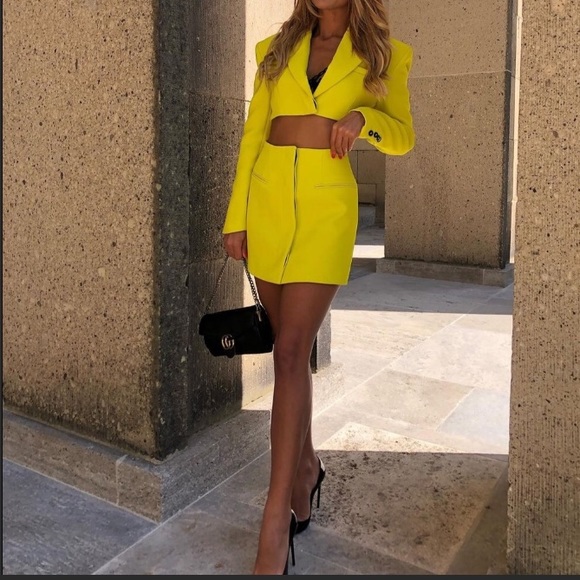 Zara cut out blazer dress bloggers fav - Picture 8 of 12